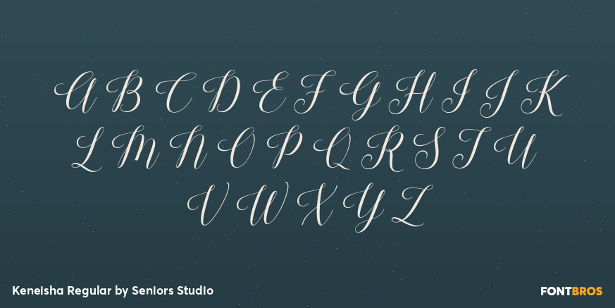 Keneisha Regular Font Poster #2