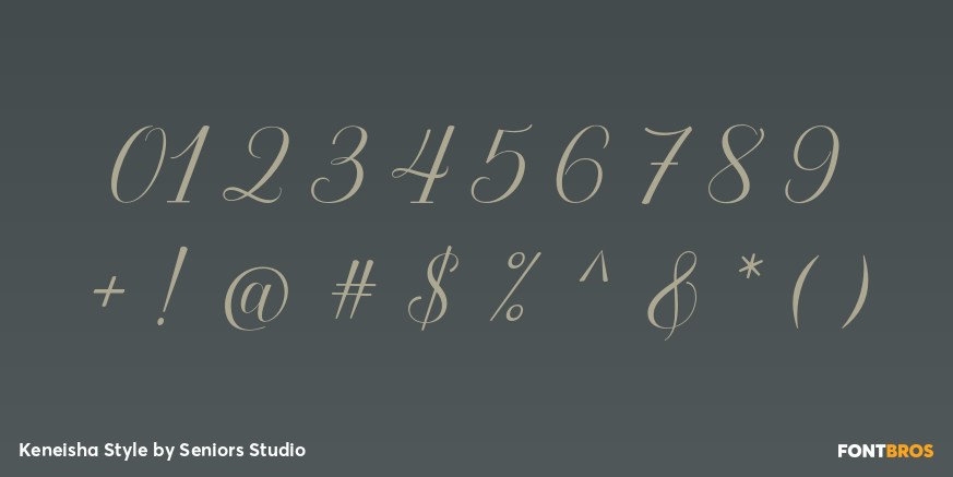 Keneisha Style Font Poster #4