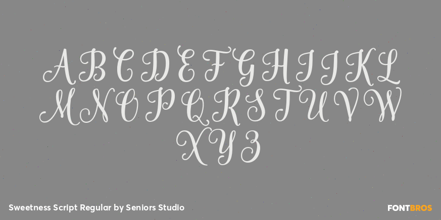 Sweetness Script Regular Font Poster #1