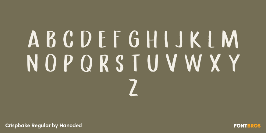 Crispbake Regular Font Poster #2