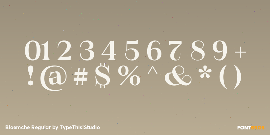 Bloemche Regular Font Poster #1