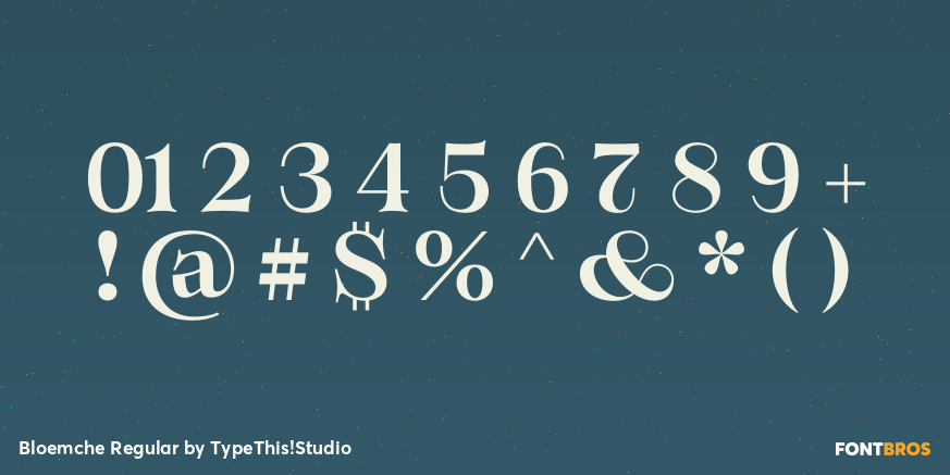 Bloemche Regular Font Poster #4