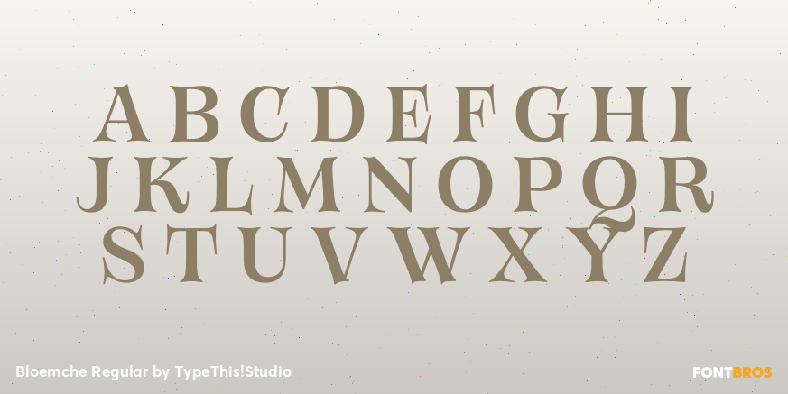 Bloemche Regular Font Poster #1