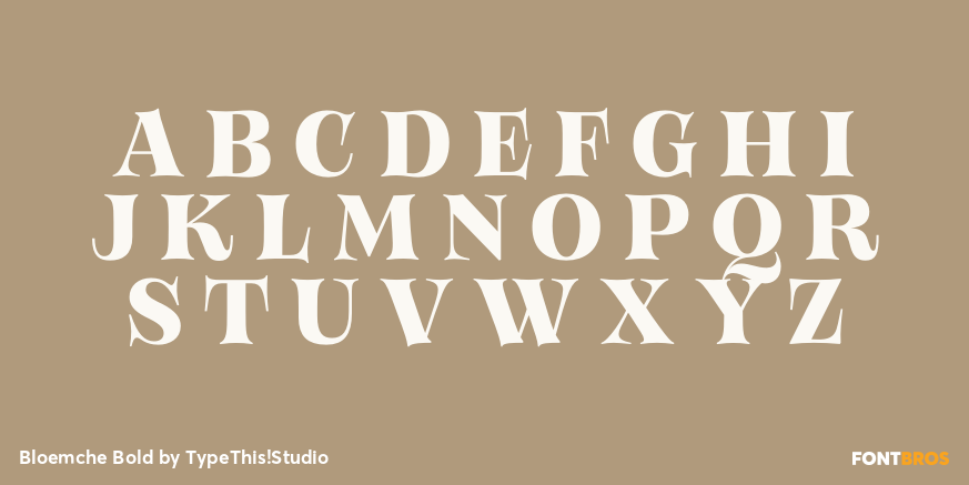Bloemche Bold Font Poster #1
