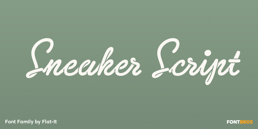 Sneaker Script Poster