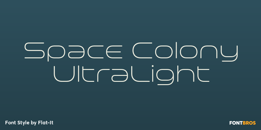 Space Colony UltraLight Poster