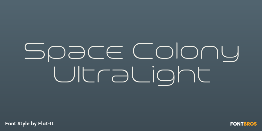 Space Colony UltraLight Poster