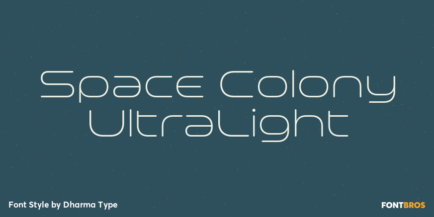 Space Colony UltraLight Poster