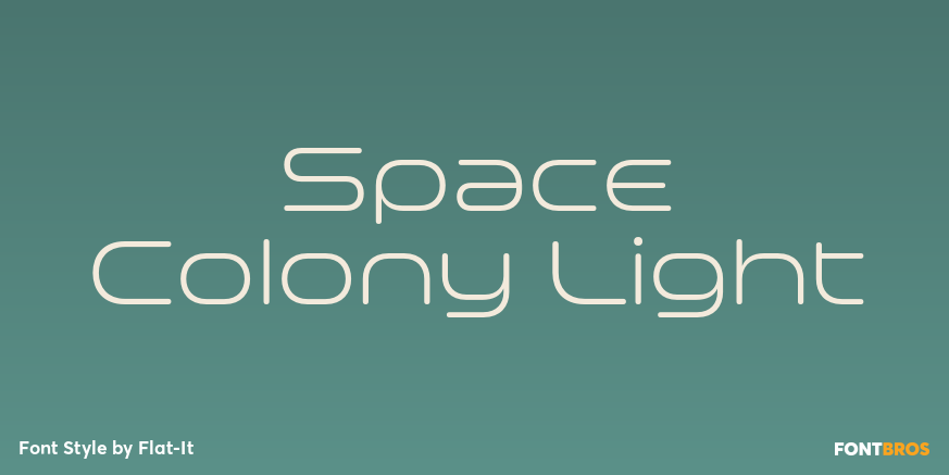 Space Colony Light Poster