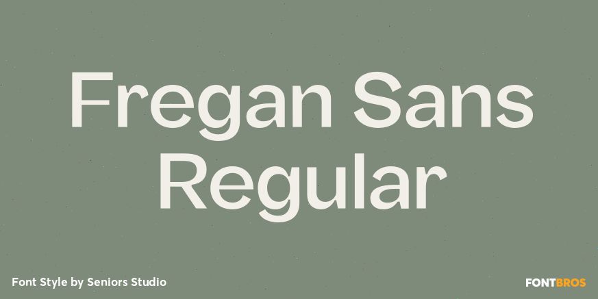 Fregan Sans Regular Font Poster #1