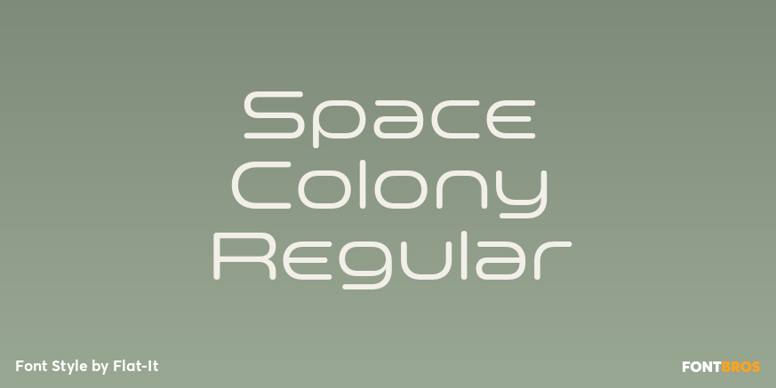 Space Colony Regular Poster
