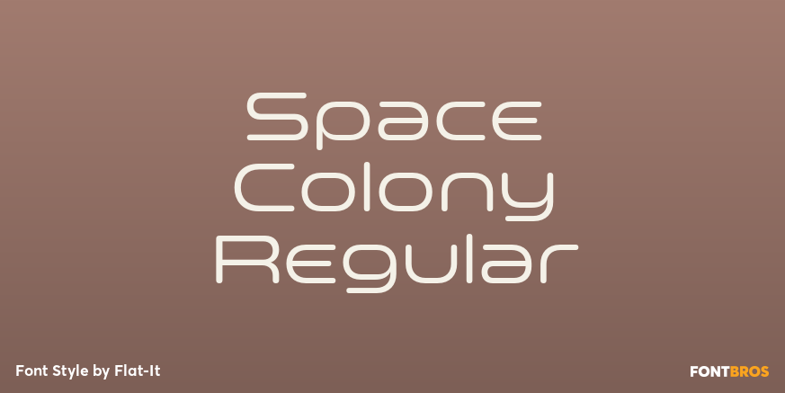 Space Colony Regular Poster