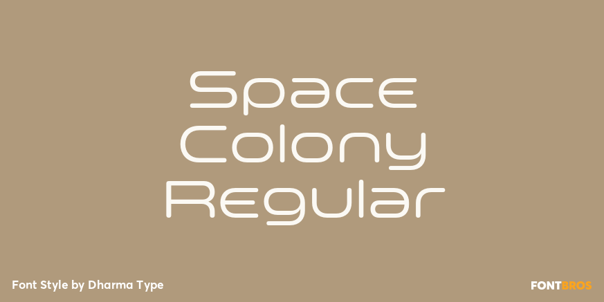 Space Colony Regular Poster