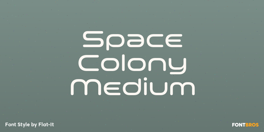 Space Colony Medium Poster