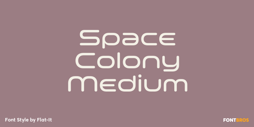 Space Colony Medium Poster