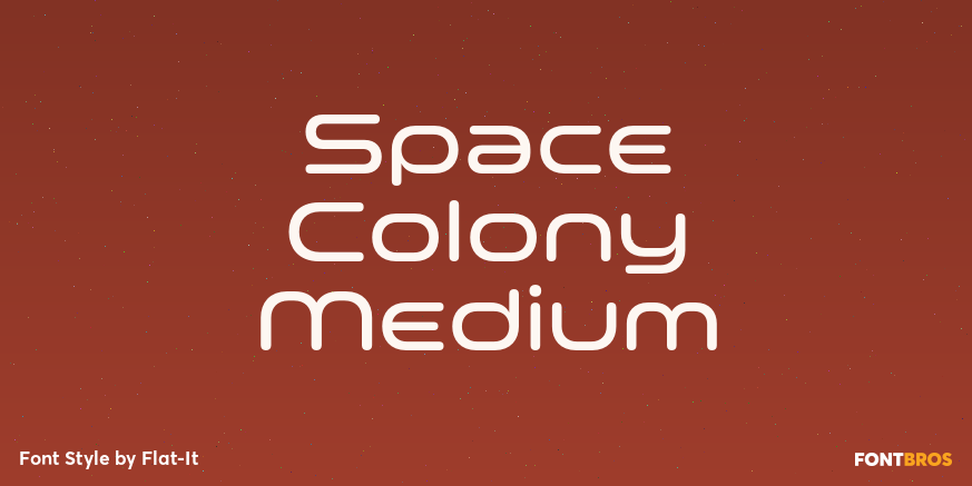 Space Colony Medium Poster