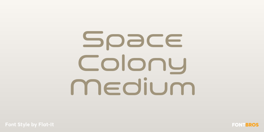 Space Colony Medium Poster