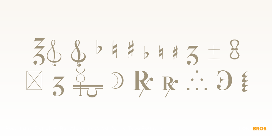 Rosart and Fleisch Hi Res Alchemy Font Poster #1