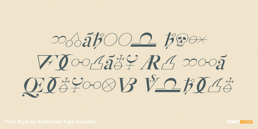 Rosart and Fleisch Hi Res Alchemy Italic Poster