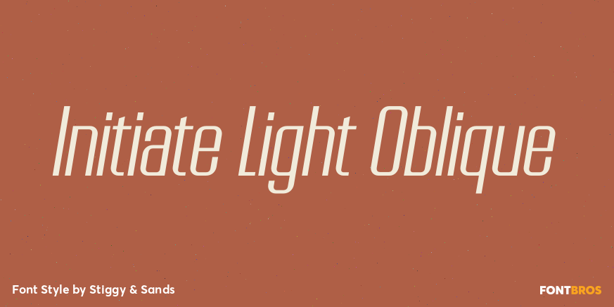 Initiate Light Oblique Poster