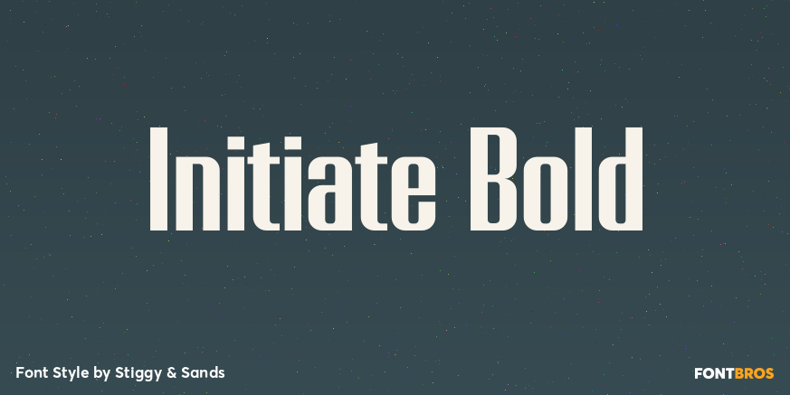 Initiate Bold Poster