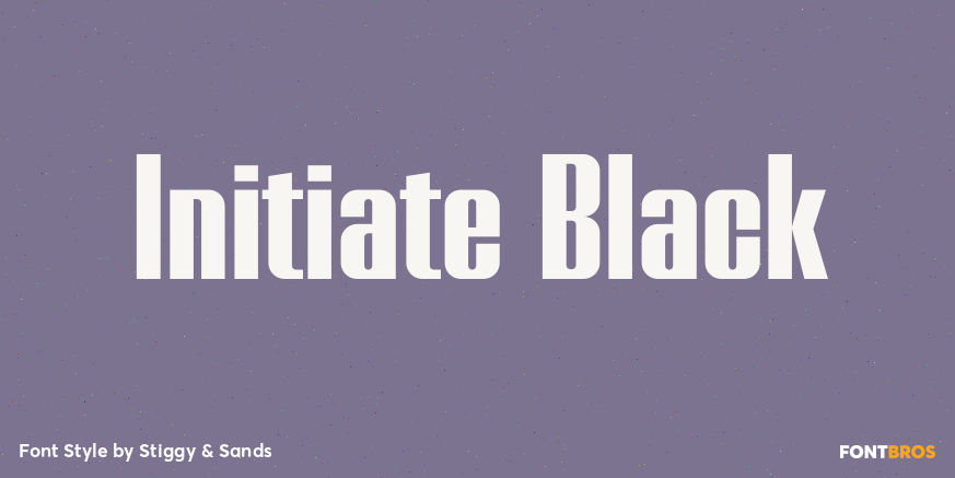 Initiate Black Poster