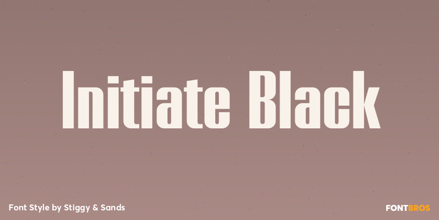 Initiate Black Poster