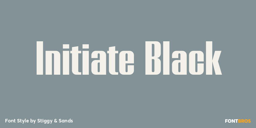 Initiate Black Poster