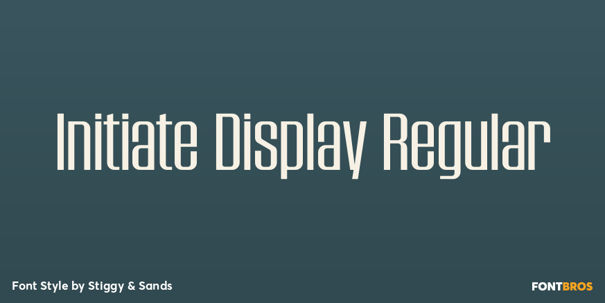Initiate Display Regular Poster