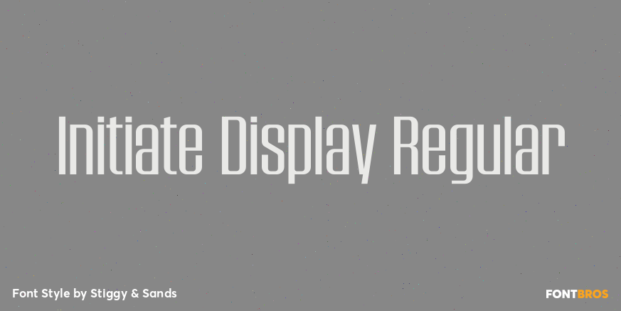 Initiate Display Regular Poster
