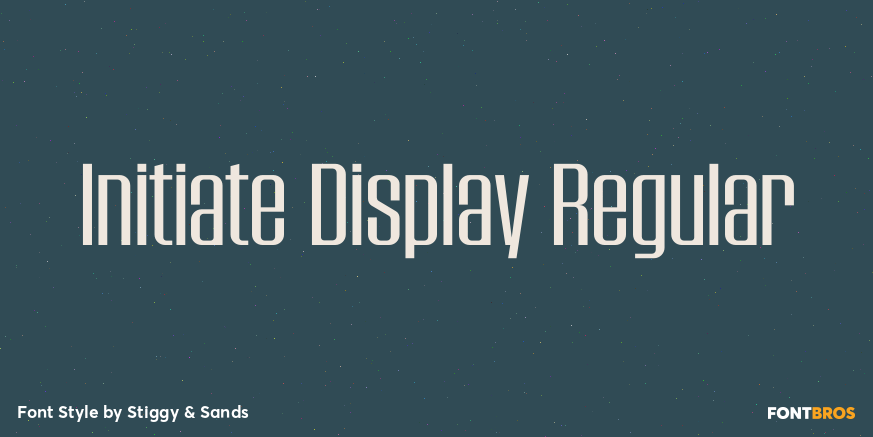 Initiate Display Regular Poster