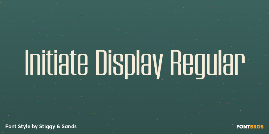 Initiate Display Regular Poster