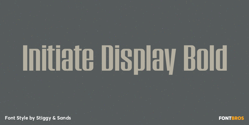 Initiate Display Bold Poster