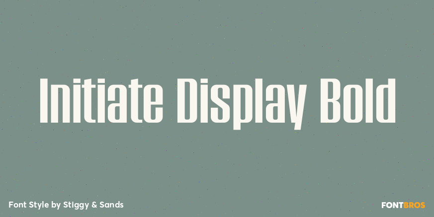 Initiate Display Bold Poster