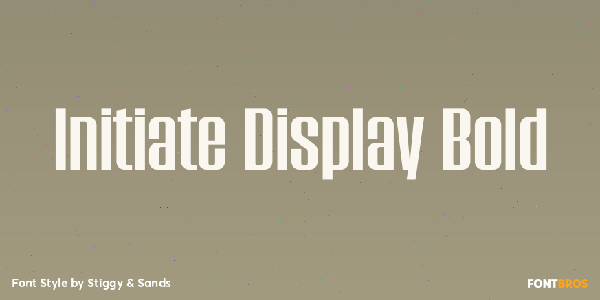 Initiate Display Bold Poster
