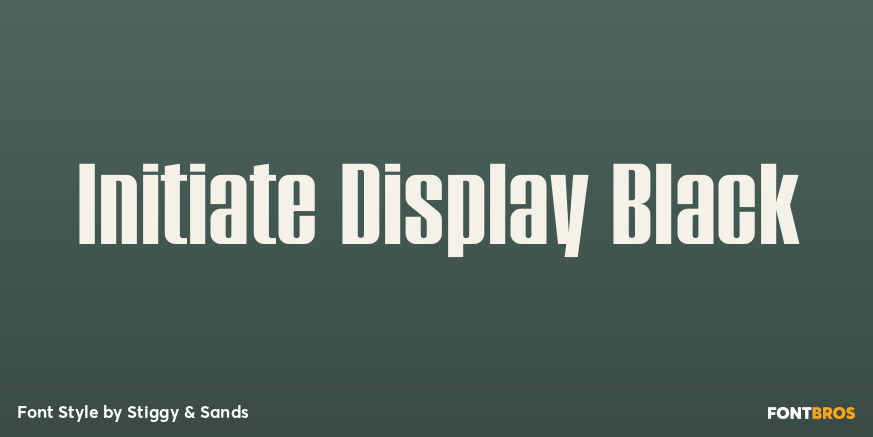 Initiate Display Black Poster