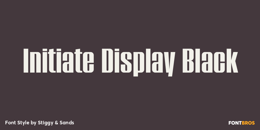 Initiate Display Black Poster