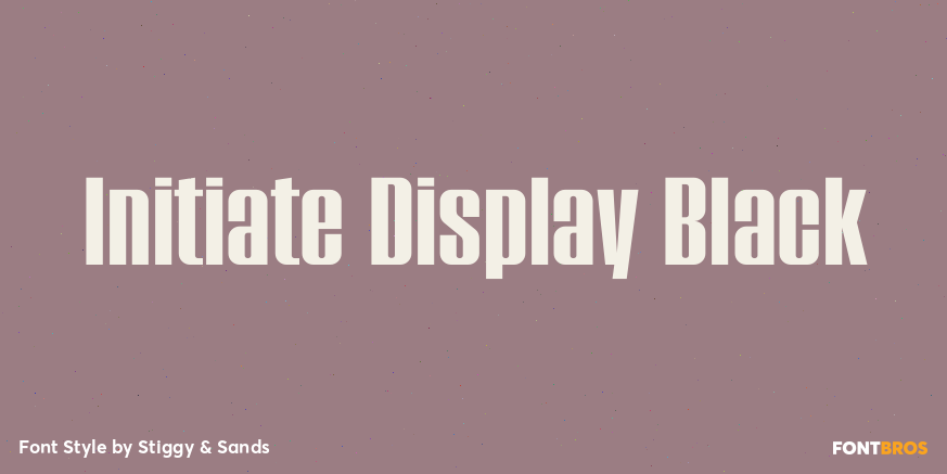 Initiate Display Black Poster