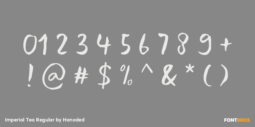 Imperial Tea Regular Font Poster #1
