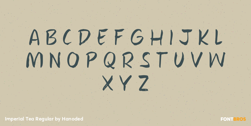 Imperial Tea Regular Font Poster #3
