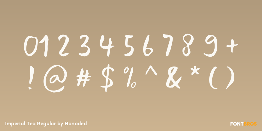 Imperial Tea Regular Font Poster #4