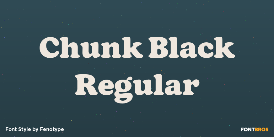 Chunk Black Regular Poster
