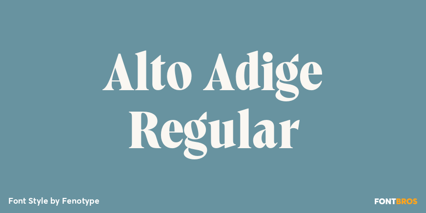 Alto Adige Regular Poster