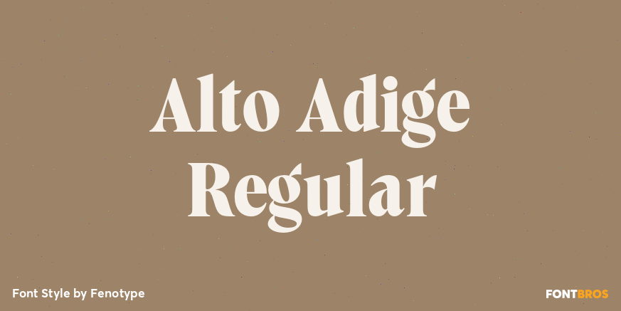 Alto Adige Regular Poster