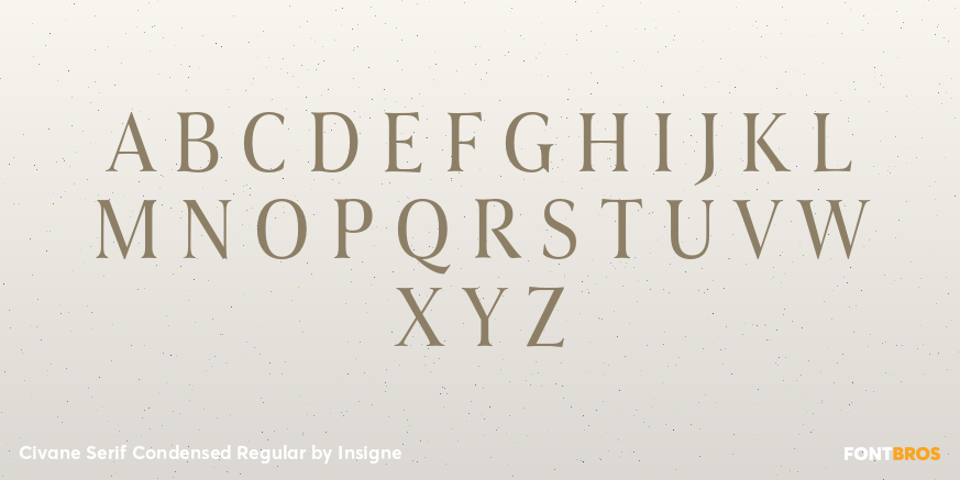 Civane Serif Condensed Regular Font Poster #2