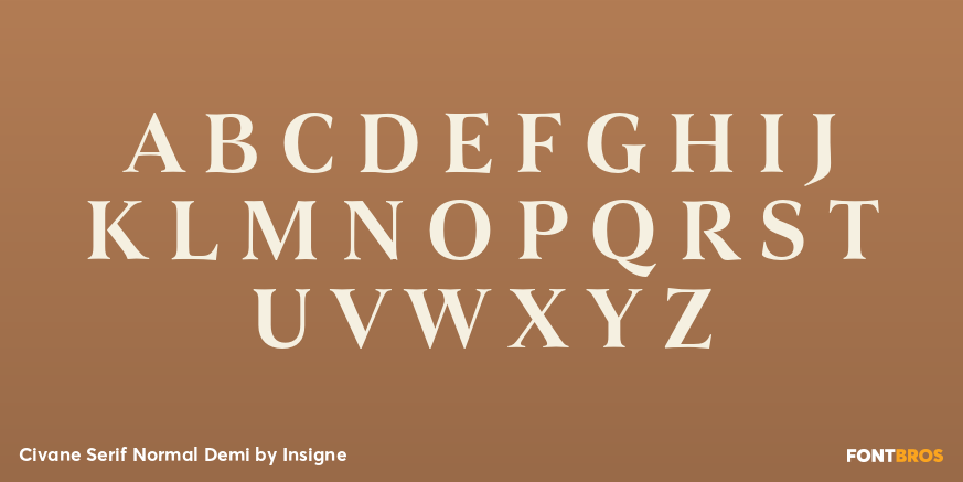 Civane Serif Normal Demi Font Poster #1