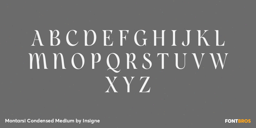 Montarsi Condensed Medium Font Poster #2