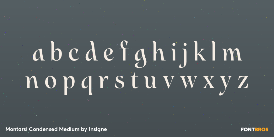Montarsi Condensed Medium Font Poster #3