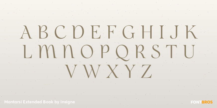Montarsi Extended Book Font Poster #2