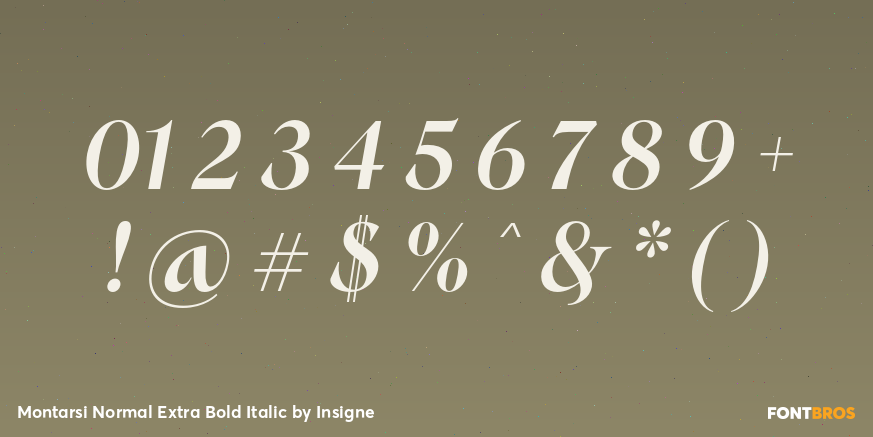 Montarsi Normal Extra Bold Italic Font Poster #4